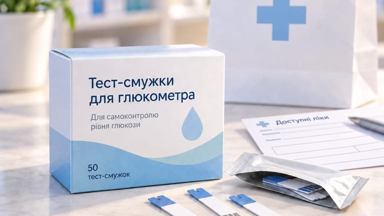 Тест-смужки за програмою «Доступні ліки»